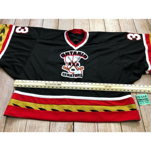 CCM Ontario Senators Embroidered AAA Goalie Hockey Jersey Men Sewn Canada XXXL❄️ - Picture 3 of 11